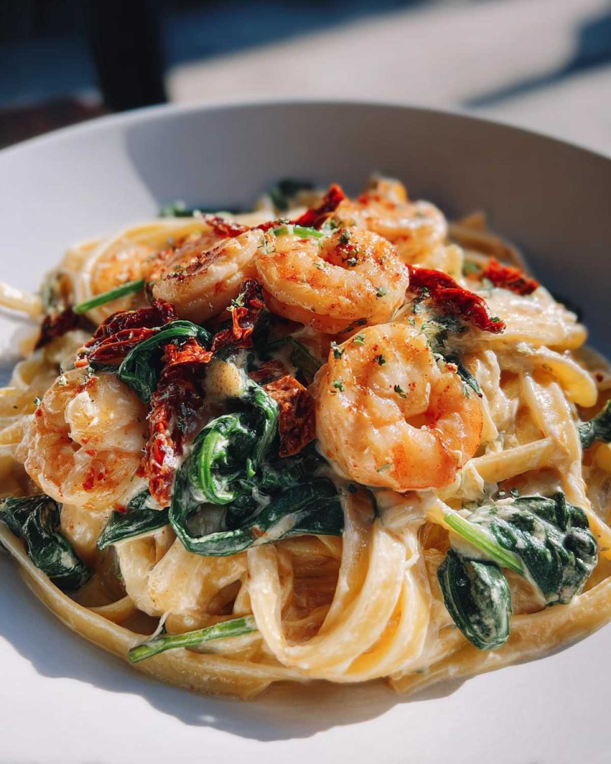 15-Minute Creamy Tuscan Shrimp Pasta - detail 3