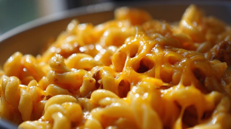 5-Ingredient Cheesy Taco Pasta