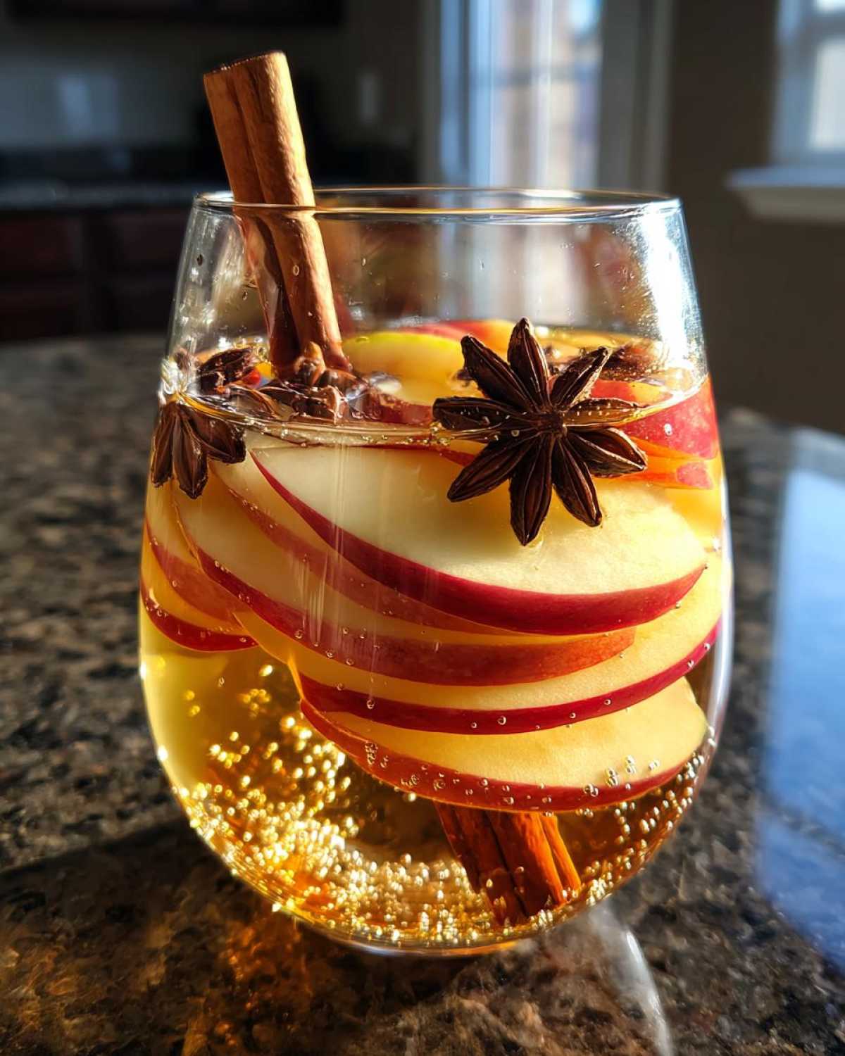 Apple Cider Sangria (Autumn Cocktail) - detail 3
