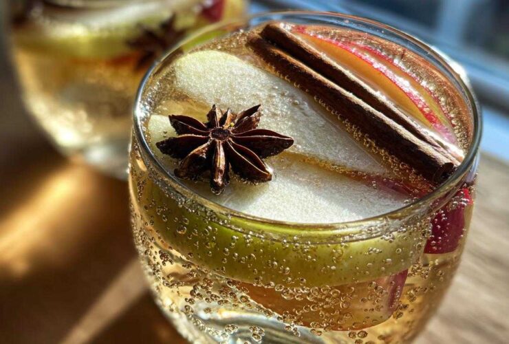 Apple Cider Sangria (Autumn Cocktail)
