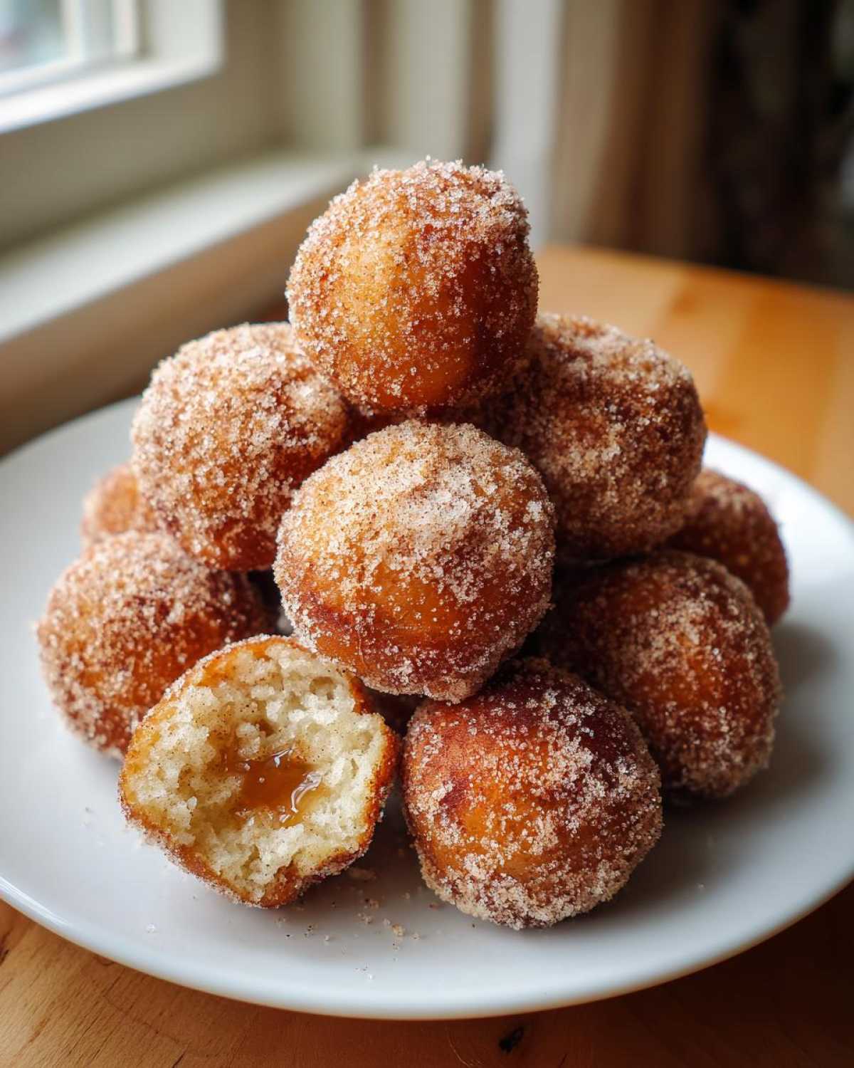 Baked Apple Cider Donut Holes (No Frying) - detail 1