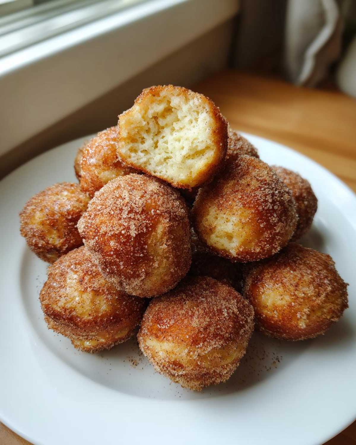 Baked Apple Cider Donut Holes (No Frying) - detail 3
