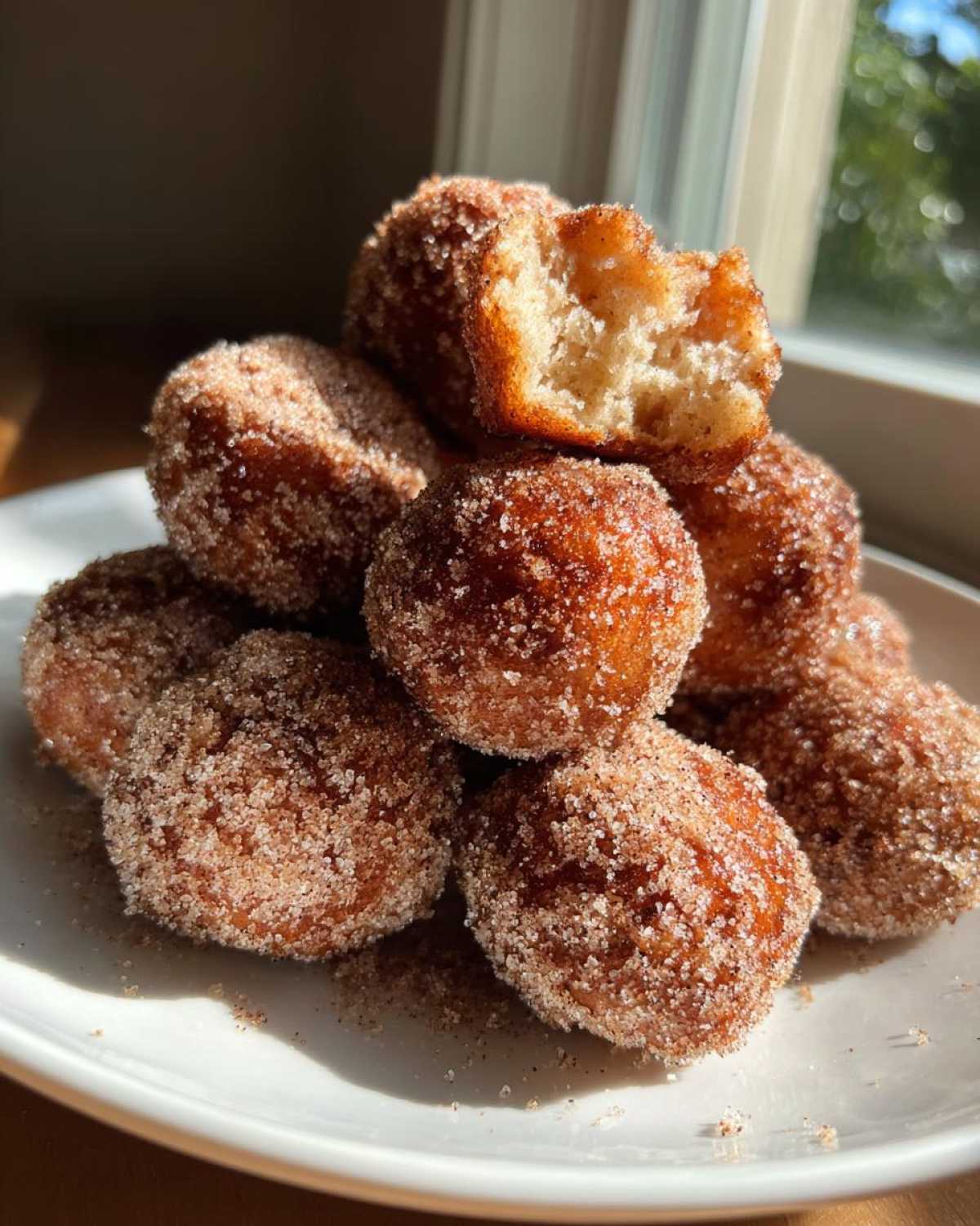 Baked Apple Cider Donut Holes (No Frying) - detail 4