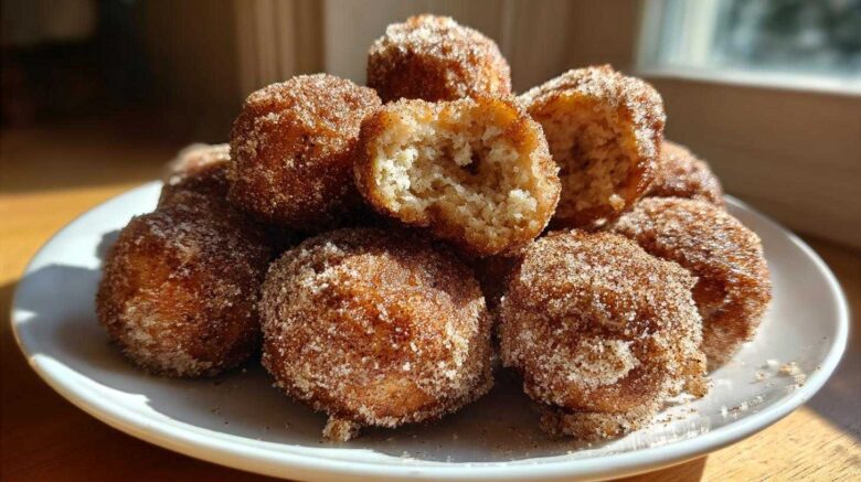 Baked Apple Cider Donut Holes (No Frying)