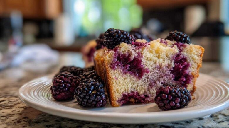 Blackberry Lavender Lemonade Cake