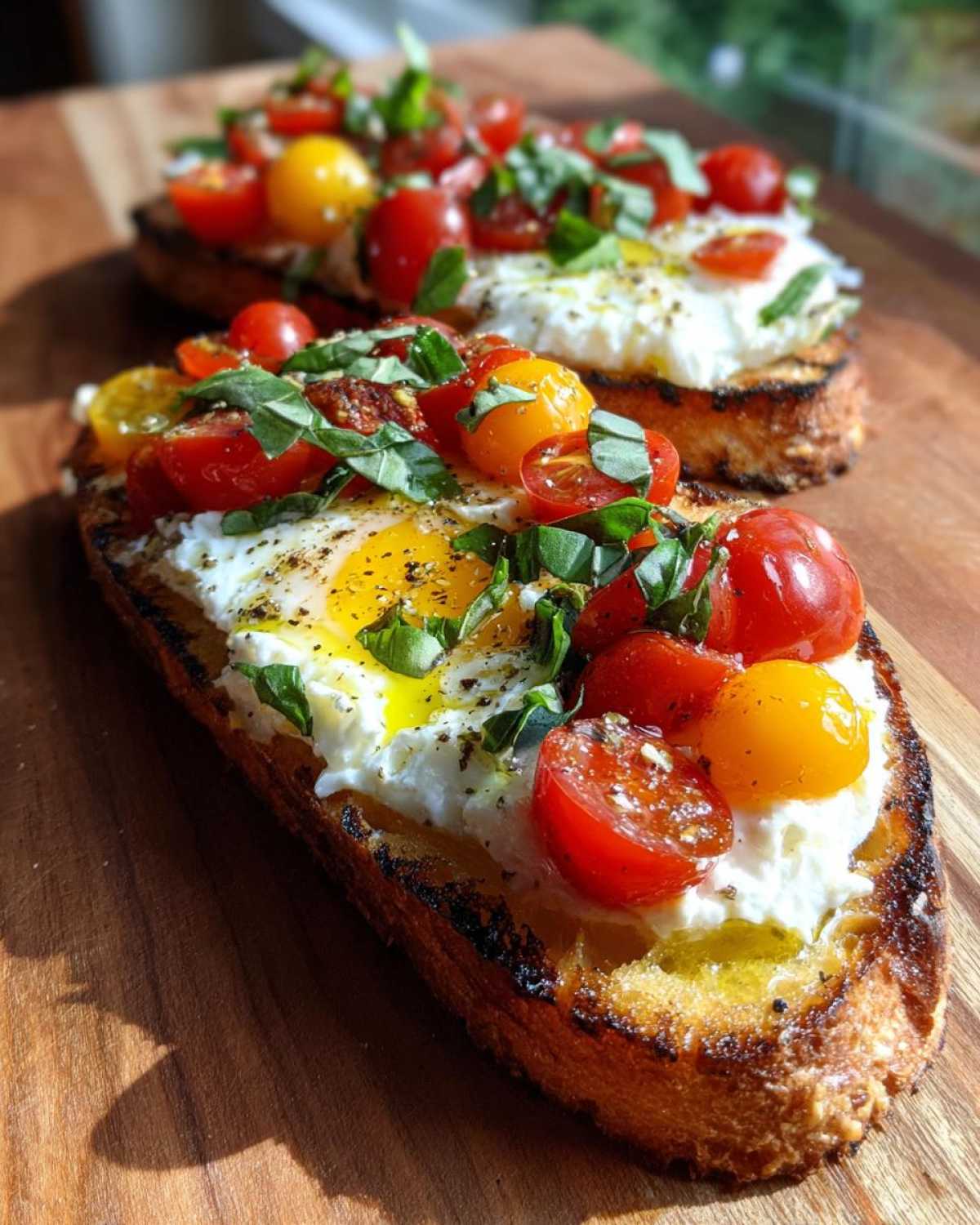 Burrata Caprese Garlic Bread - detail 1