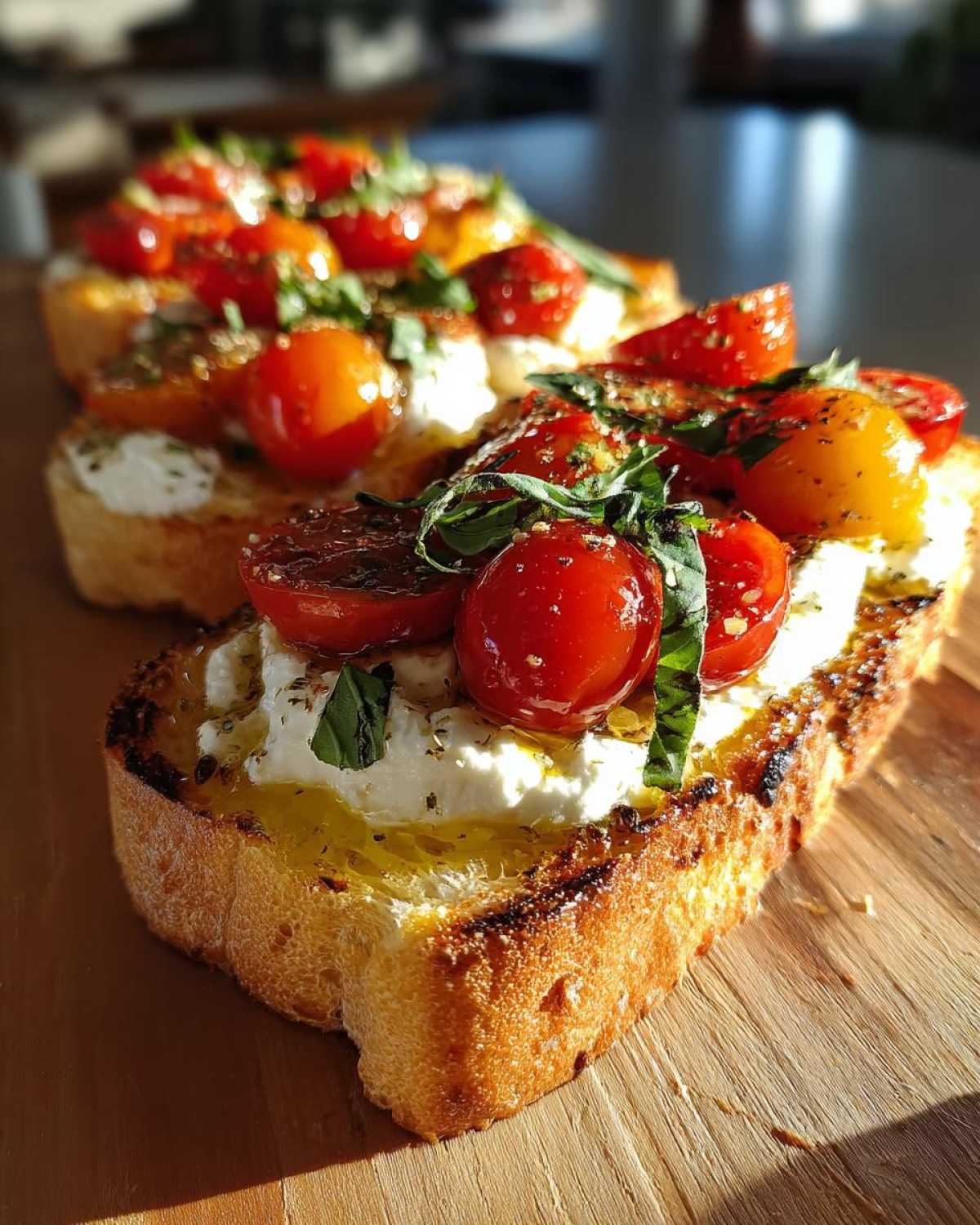 Burrata Caprese Garlic Bread - detail 4