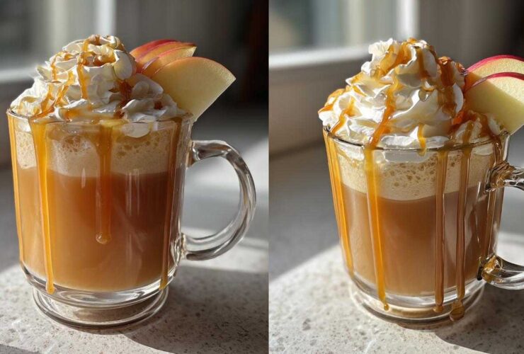 Caramel Apple Cider Mocktail