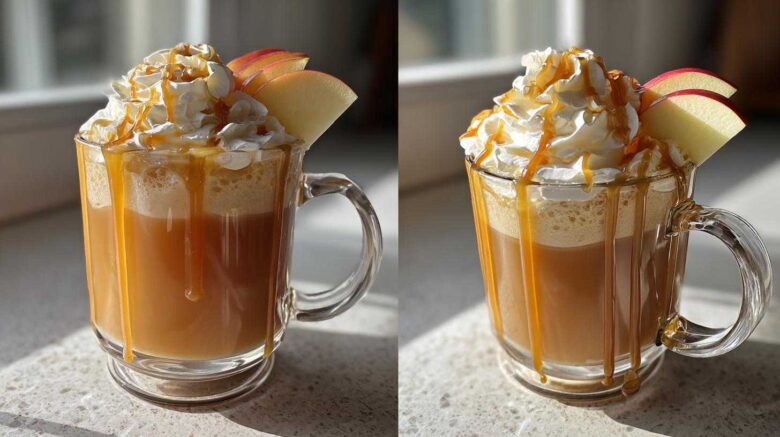 Caramel Apple Cider Mocktail