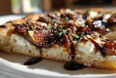 Caramelized Fig and Goat Cheese Flatbread