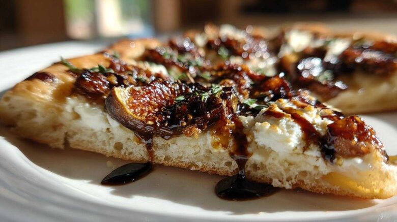 Caramelized Fig and Goat Cheese Flatbread
