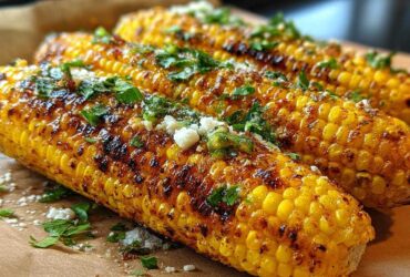 Charred Mexican street corn