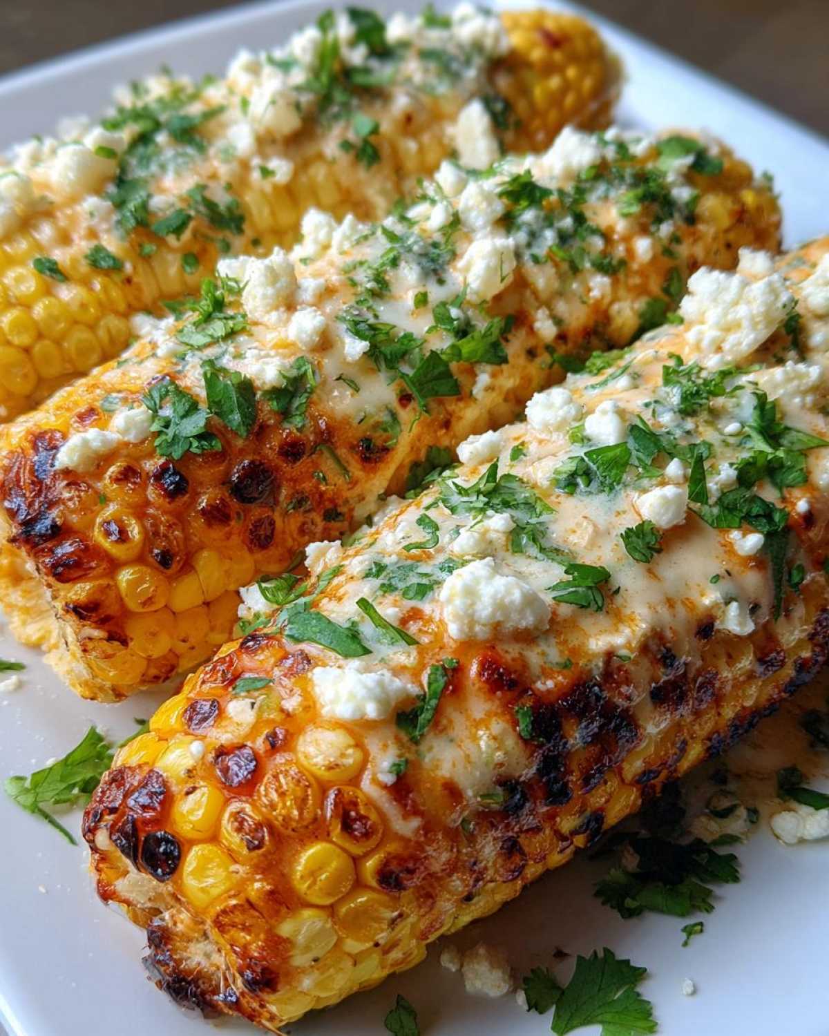 Cheesy street corn - detail 1