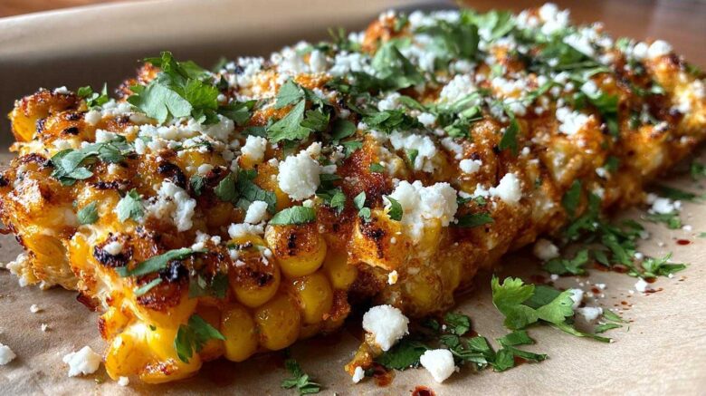 Cheesy street corn