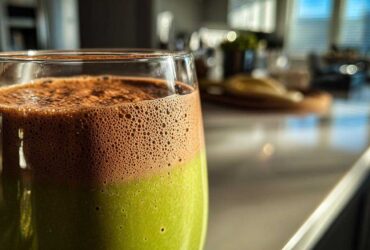 Chocolate Avocado Protein Shake