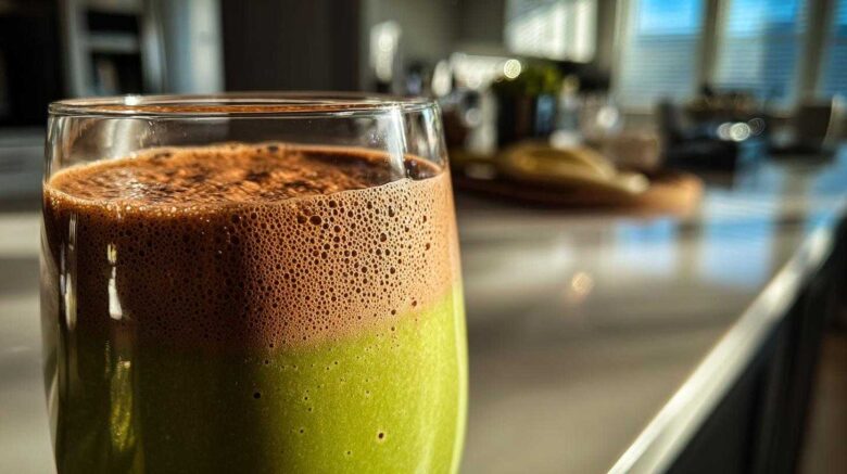 Chocolate Avocado Protein Shake