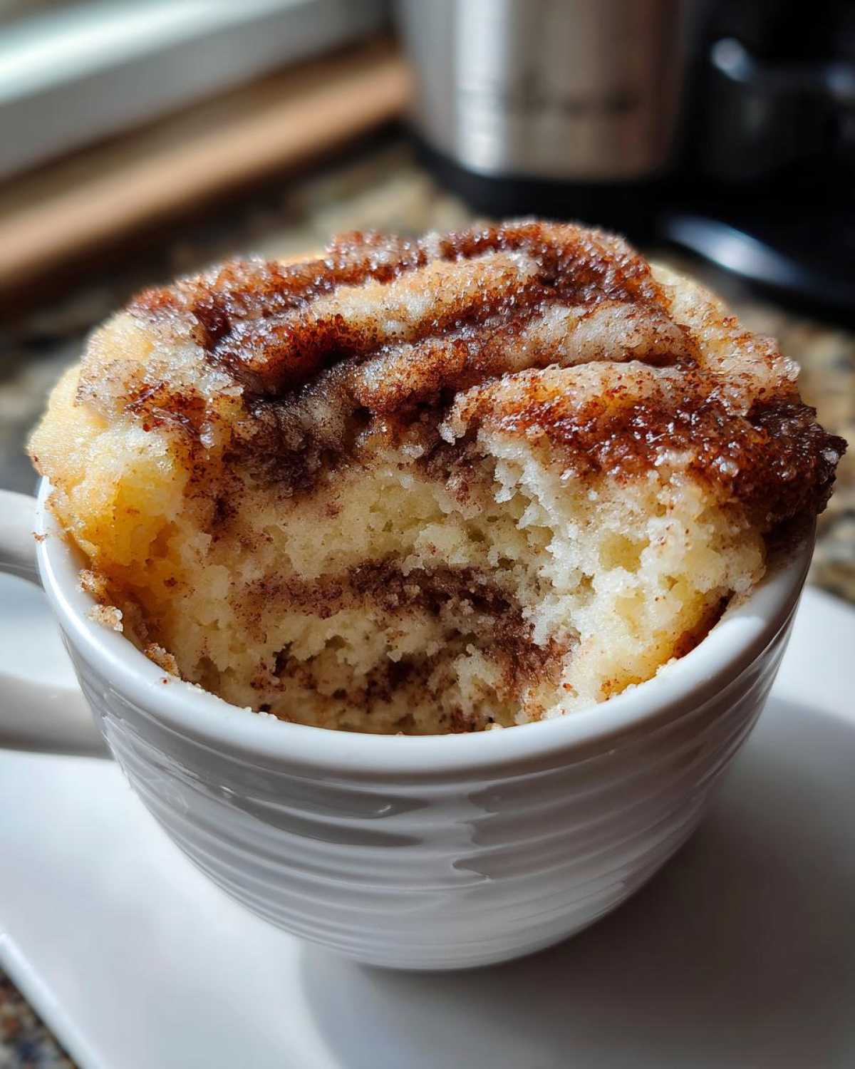 Cinnamon Roll Mug Cake (5-Minute Breakfast Treat) - detail 4