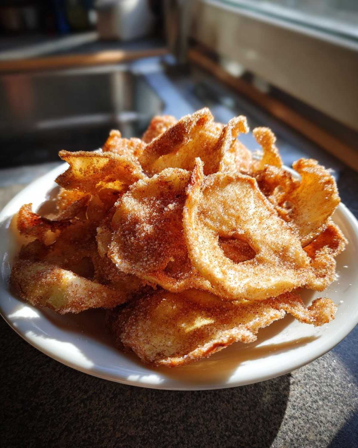 Cinnamon Sugar Apple Chips (Air Fryer) - detail 1