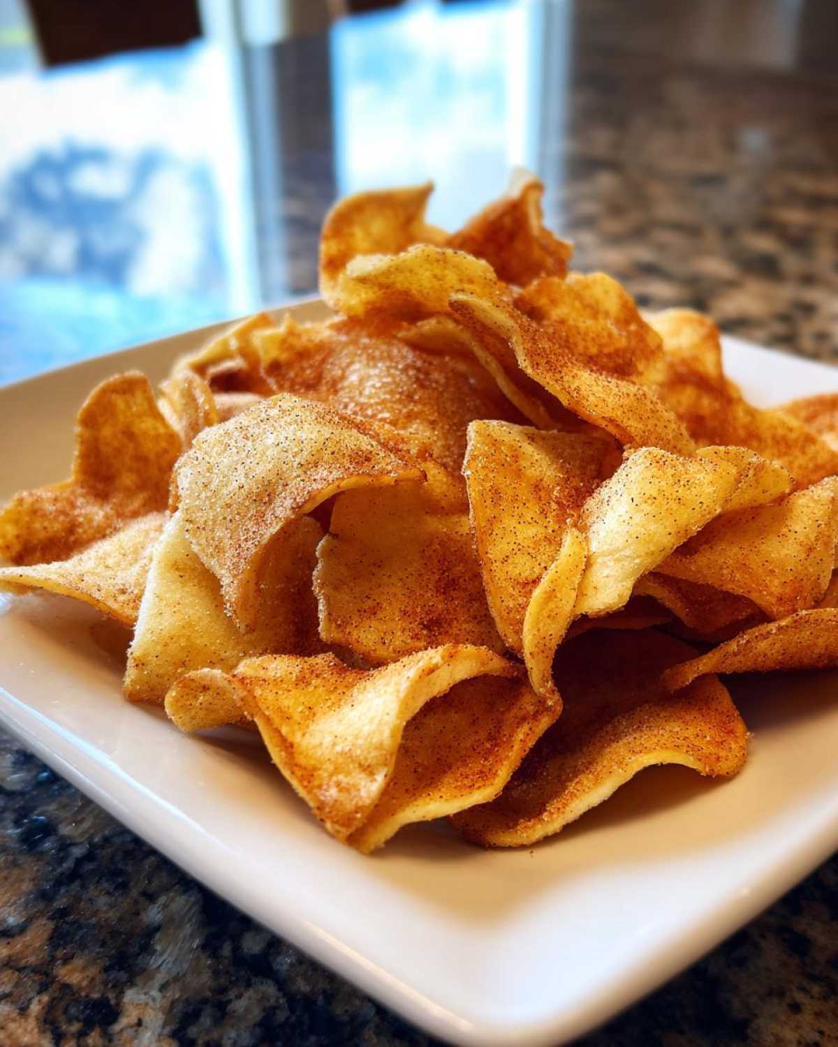 Cinnamon Sugar Apple Chips (Air Fryer) - detail 4