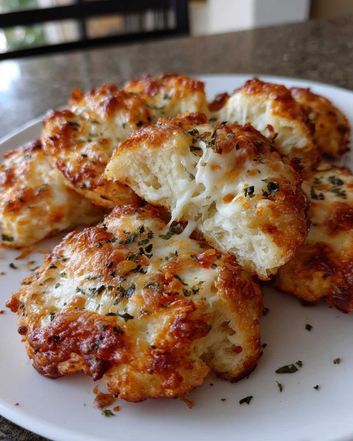 Cloud Bread Pizza Bites (Low-Carb Snack) - detail 2