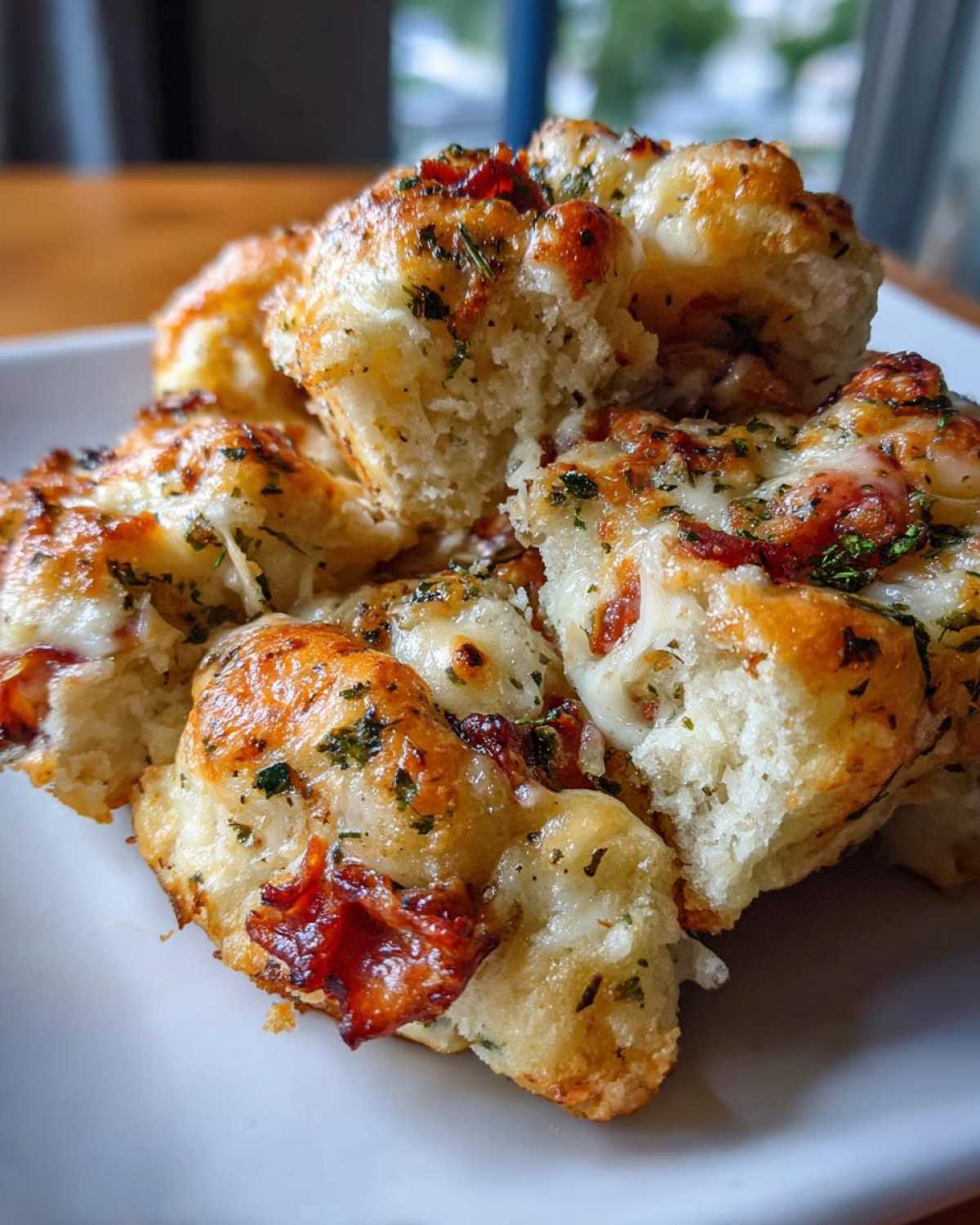 Cloud Bread Pizza Bites (Low-Carb Snack) - detail 3