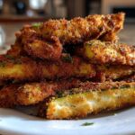 Crispy Air Fryer Zucchini Fries with Secret Breading