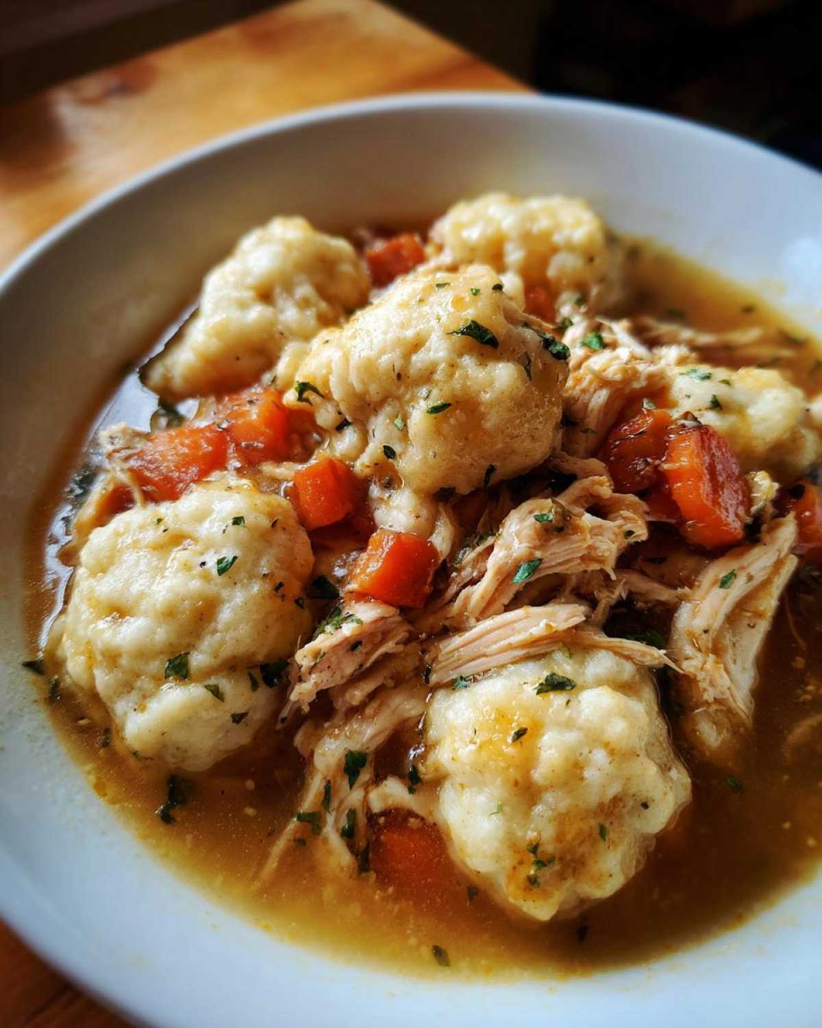 Crockpot Chicken and Dumplings - detail 3