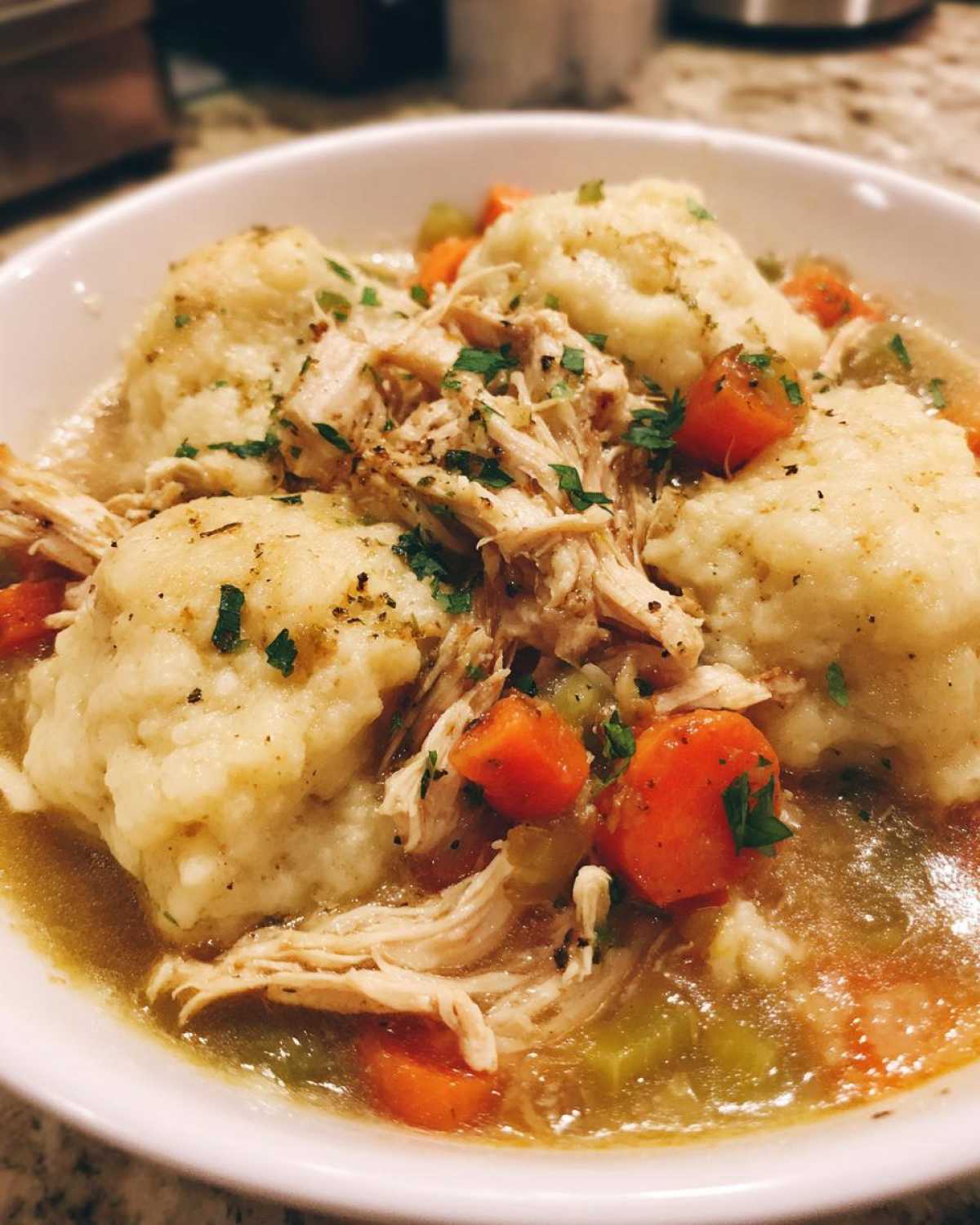 Crockpot Chicken and Dumplings - detail 4