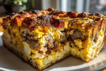 Everything Bagel Breakfast Casserole