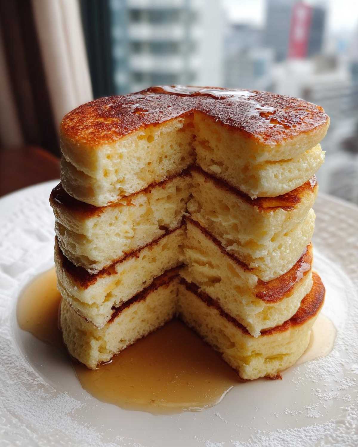 Fluffy Japanese Soufflé Pancakes at Home - detail 2
