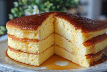 Fluffy Japanese Soufflé Pancakes at Home