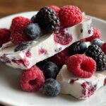 Frozen Yogurt Berry Bark