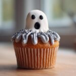 Glow-in-the-Dark Ghost Cupcakes