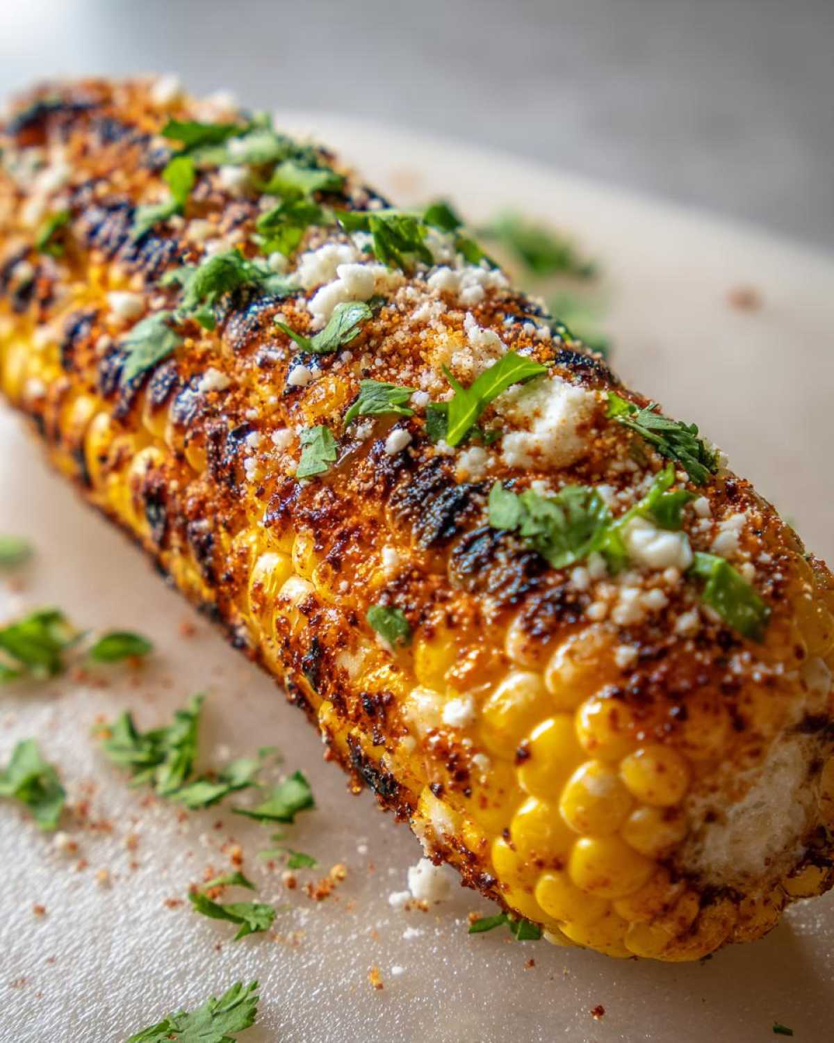 Grilled elote - detail 3