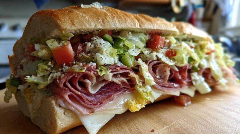 Grinder Salad Sandwich (TikTok Famous Sub)