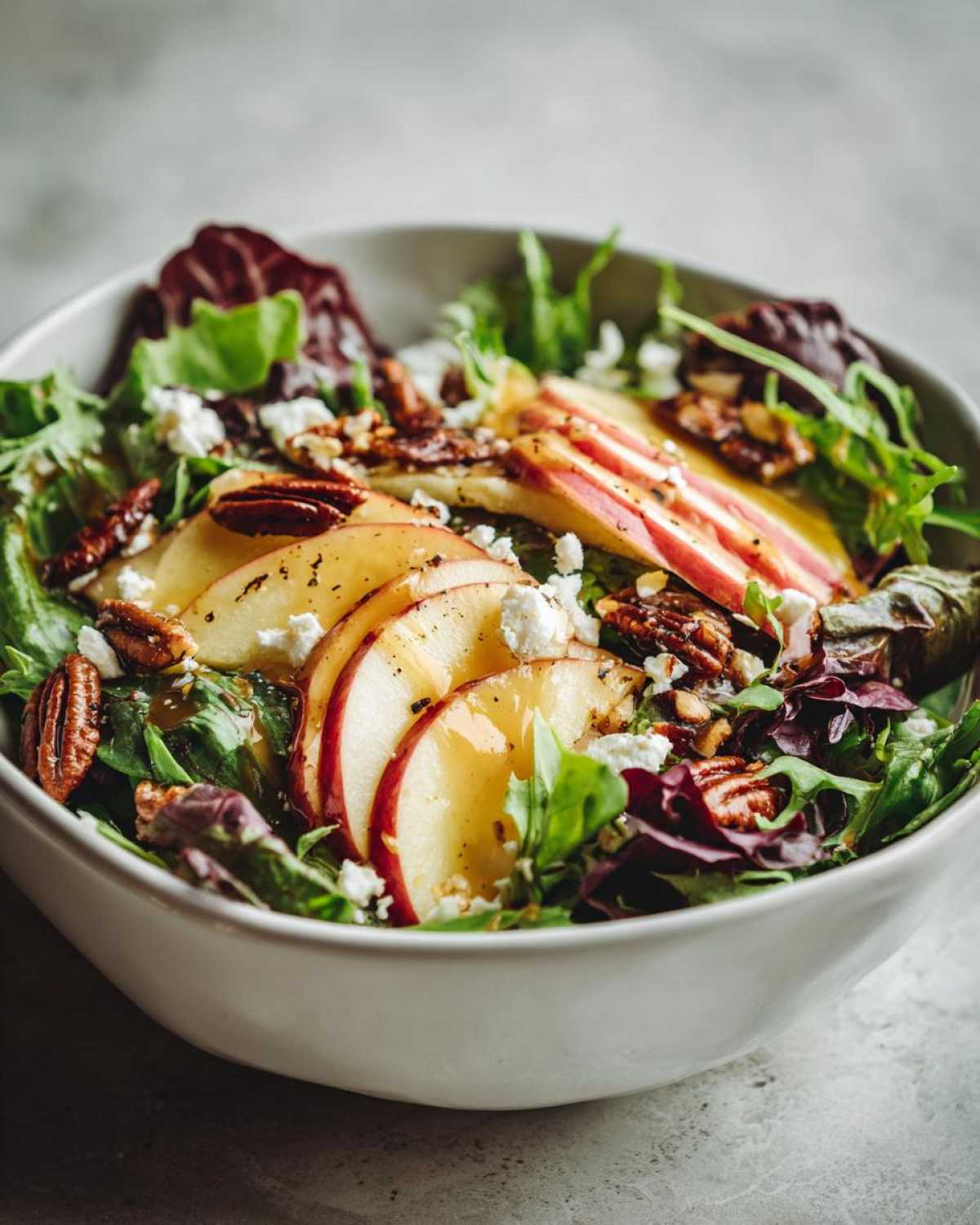 Harvest Apple Pecan Salad with Maple Vinaigrette - detail 1