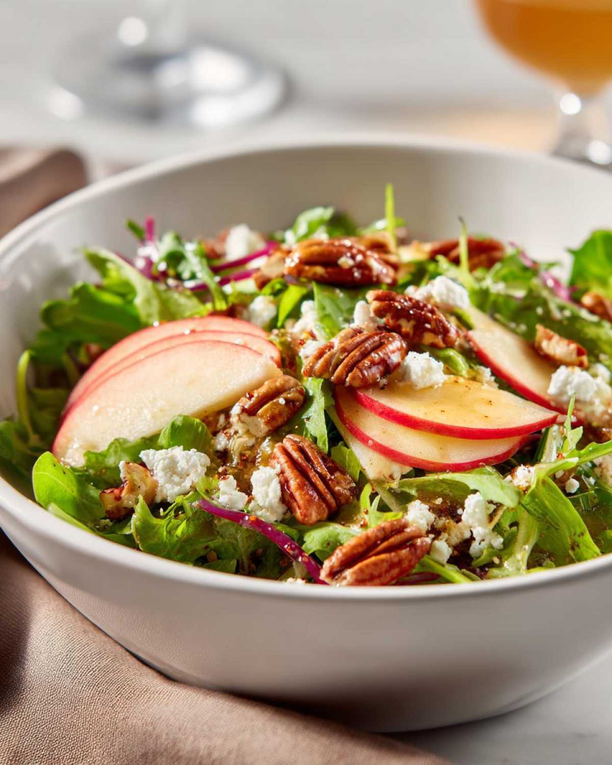 Harvest Apple Pecan Salad with Maple Vinaigrette - detail 2