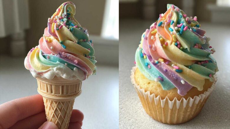 Ice Cream Cone Cupcakes (Party Treat)
