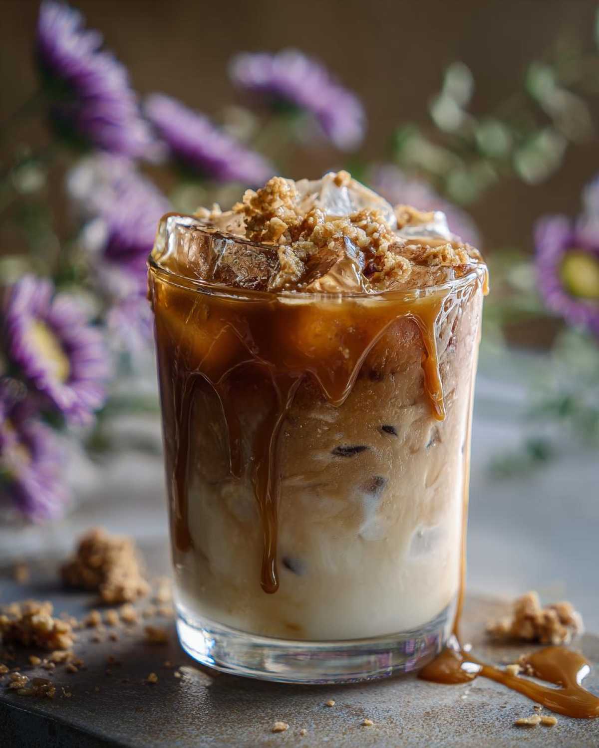 Iced Apple Crisp Oatmilk Latte (Copycat Recipe) - detail 1