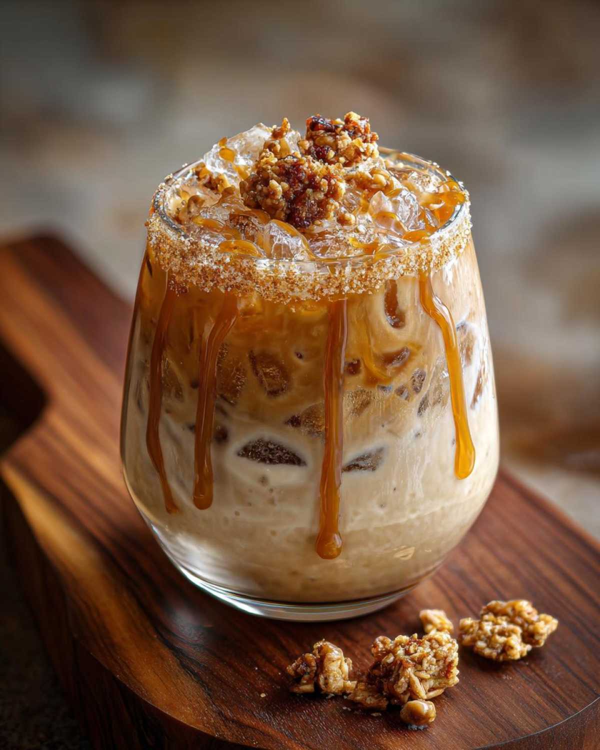 Iced Apple Crisp Oatmilk Latte (Copycat Recipe) - detail 3