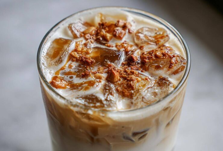 Iced Apple Crisp Oatmilk Latte (Copycat Recipe)