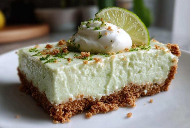 Key Lime Pie Bars (No-Bake)