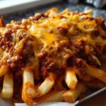 Loaded Chili Cheese Fries for a Crowd