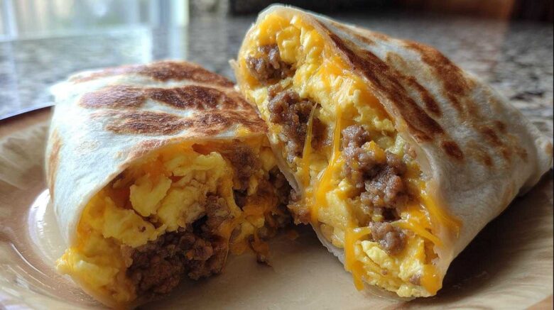 Make-Ahead Campfire Breakfast Burritos