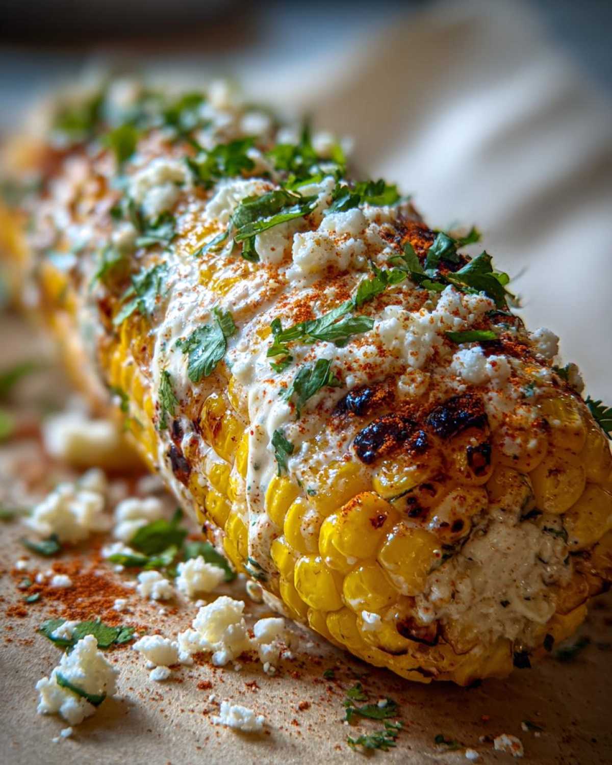 Mexican street corn - detail 3