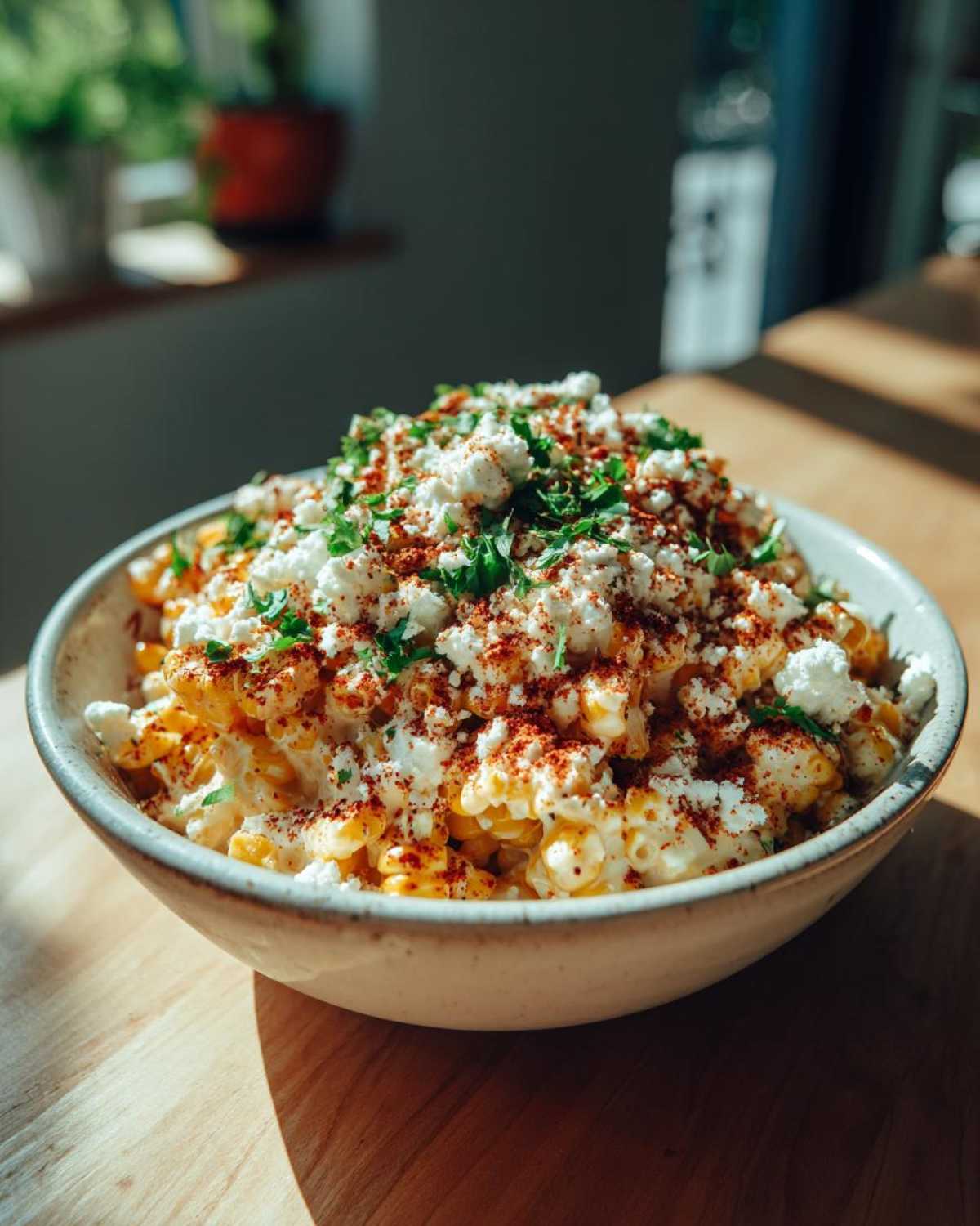 Mexican street corn bowl - detail 1