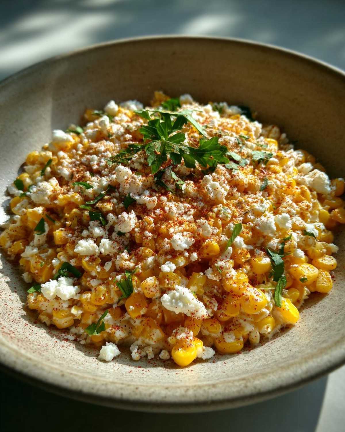 Mexican street corn bowl - detail 2