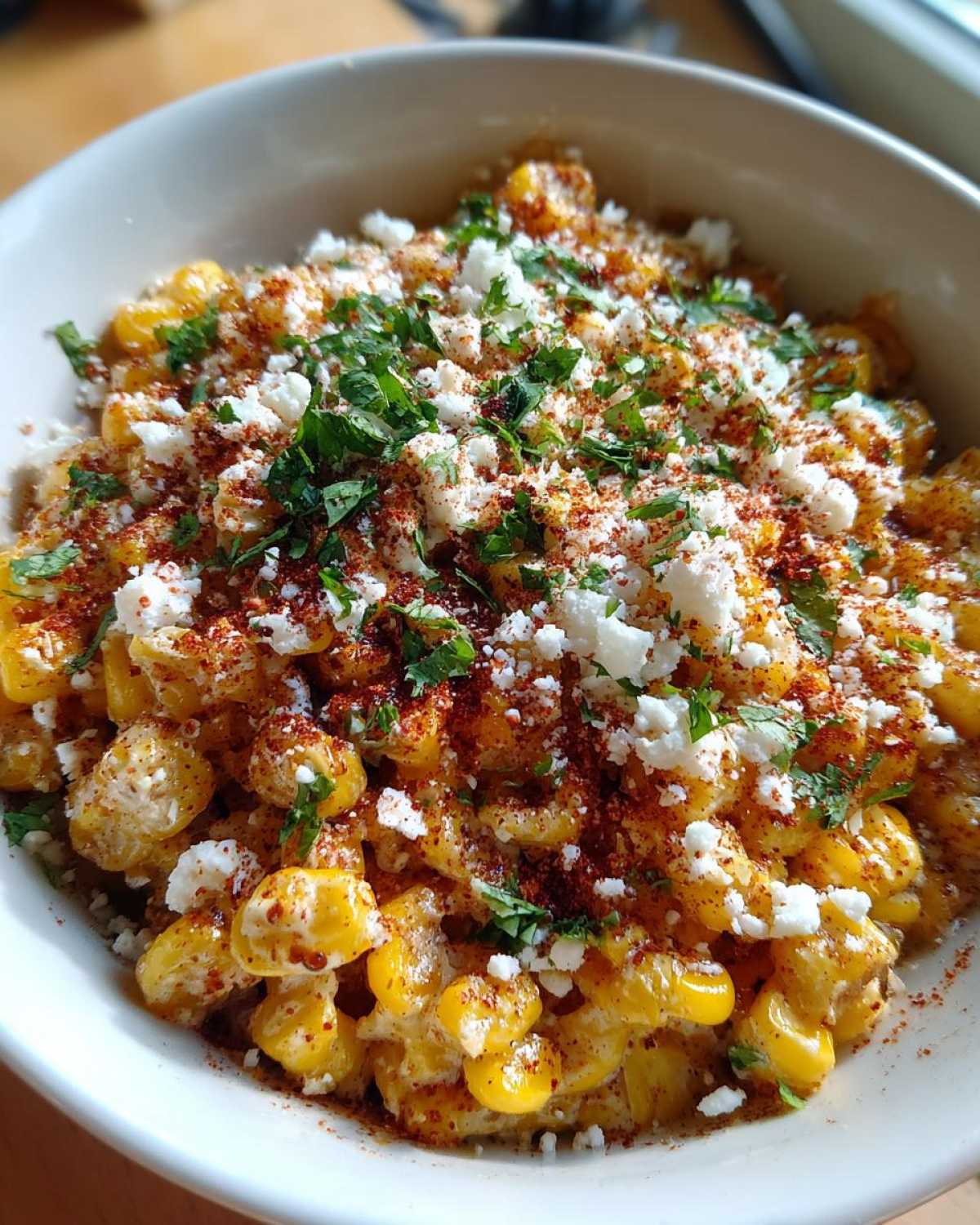 Mexican street corn bowl - detail 4