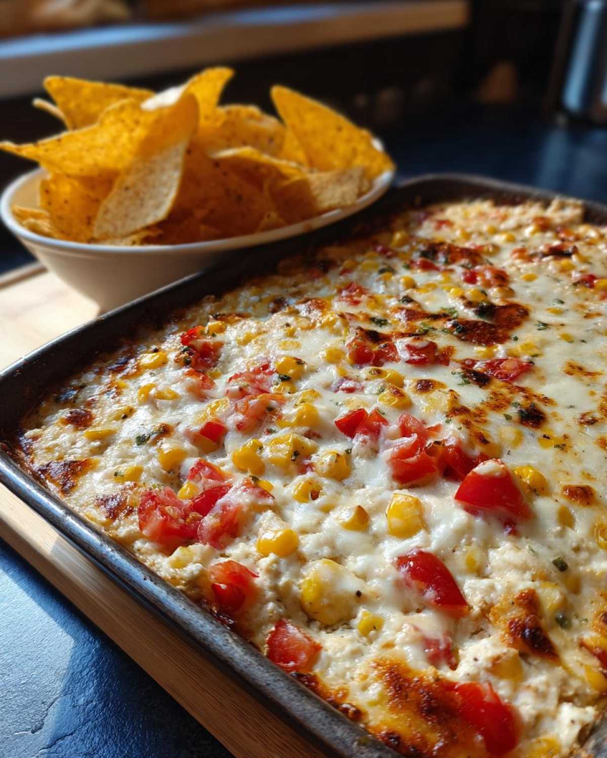 Mexican street corn dip - detail 1