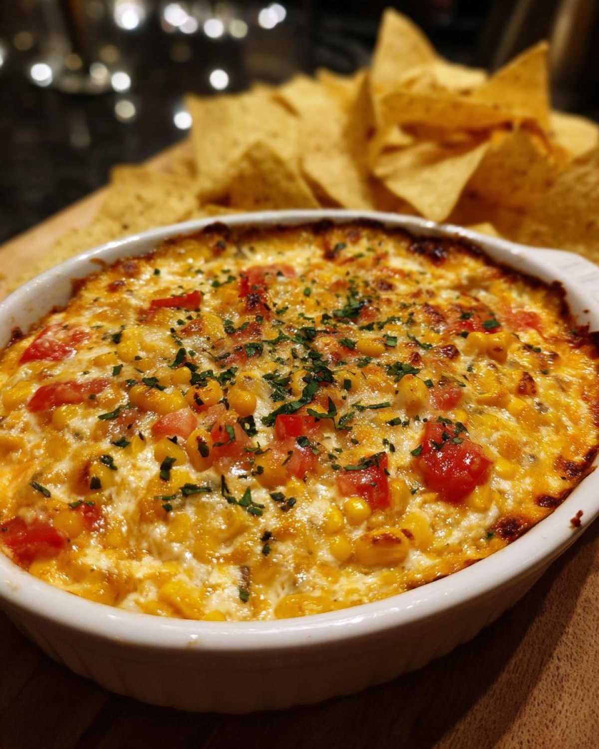 Mexican street corn dip - detail 3